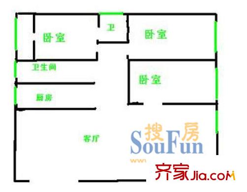 上海 金云苑 戶型圖