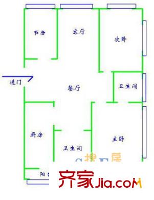 上海 金云苑 戶型圖