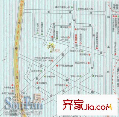 浦沁苑交通圖