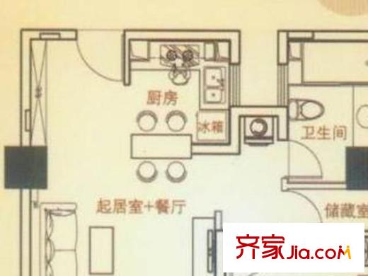 绿地北郊广场 户型图