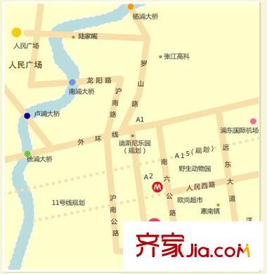 南瑞別墅交通圖