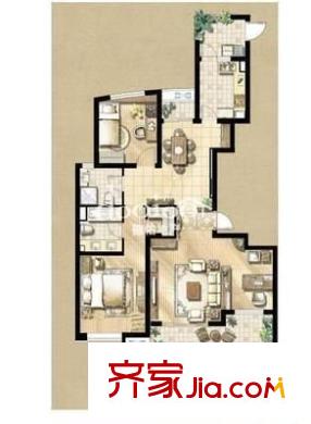 延平大厦 3室 户型图