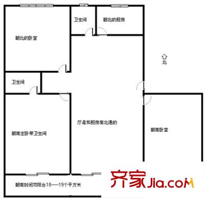 上海 银鑫公寓 户型图