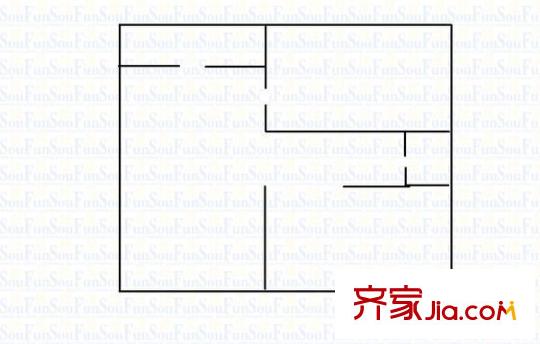 云帆雅苑 1室 戶型圖