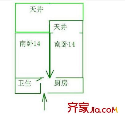 巨東小區(qū)戶型圖戶型圖 2室1衛(wèi)1廚