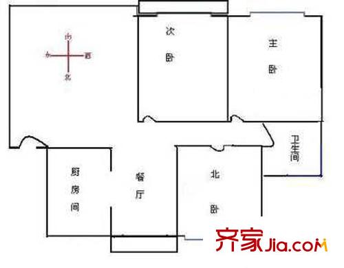 上海 東八公寓 戶型圖