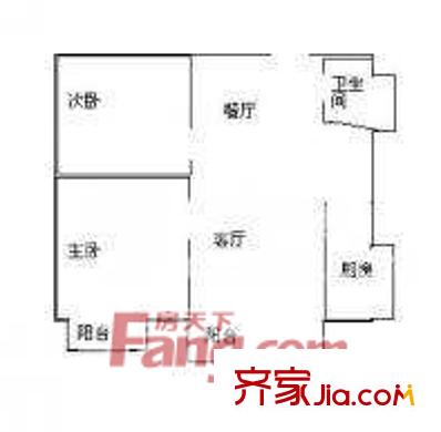 上海 東八公寓 戶型圖