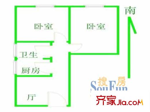 上海 康定大楼 户型图