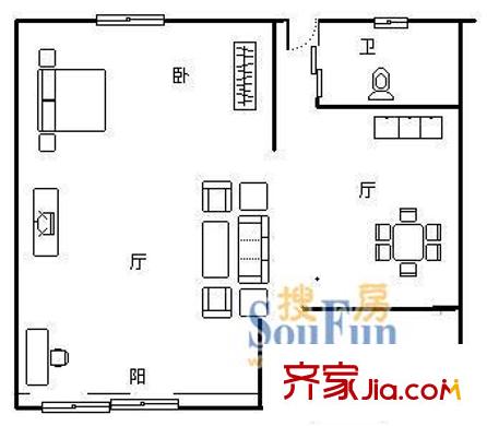 上海 康定大楼 户型图