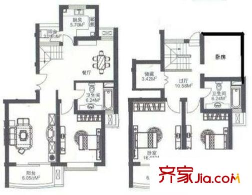 珊瑚苑 4室 户型图