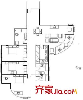 鹿特丹花园 0室 户型图