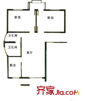 鹿特丹花园 0室 户型图