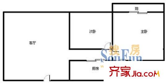上海 华山花园 户型图