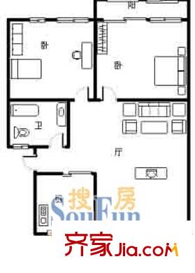 上海 天申综合小区 户型图