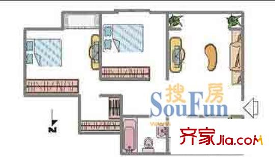 上海 振华公寓 户型图