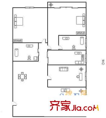 上海 德阳花苑 户型图