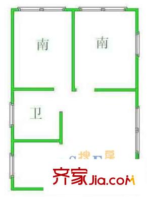 上海 振华公寓 户型图