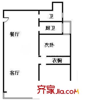 上海 康宁大楼 户型图