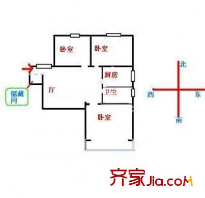 上海 康宁大楼 户型图