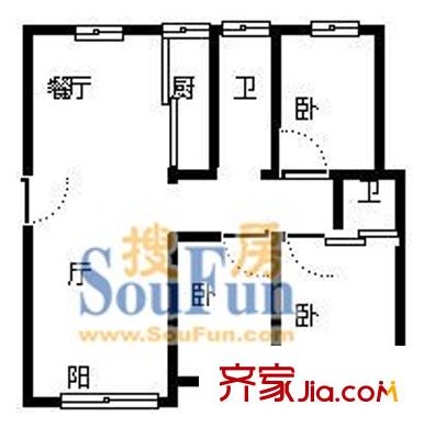 上海 金都苑 户型图