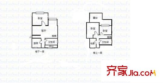 品誠苑 3室 戶型圖