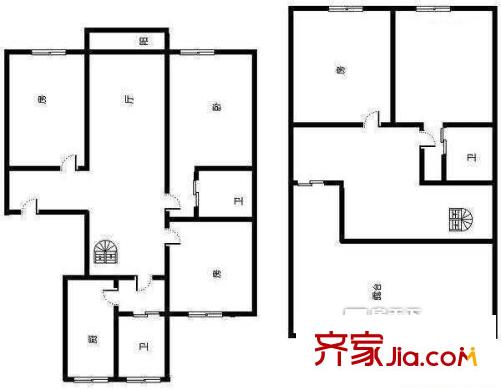 品誠苑戶型圖戶型圖 5室2廳1衛(wèi)1廚