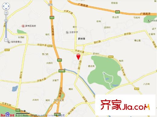 飞晟文汇广场交通图