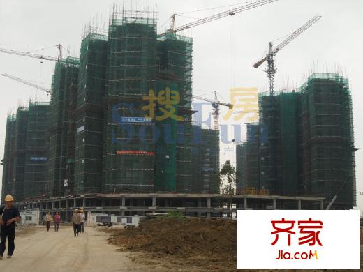 保利城二期外景图二期A、E西外立面图(2010.05)