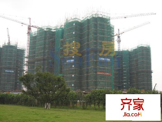 保利城二期外景图二期A栋外立面图(2010.05)