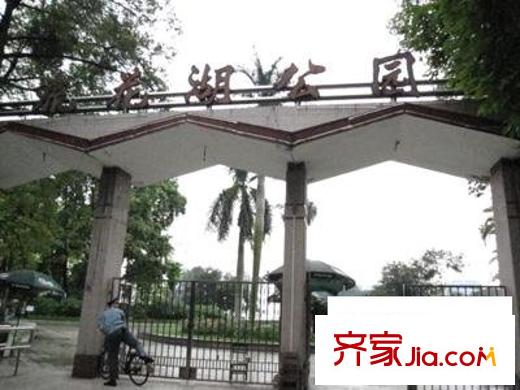 流花路小区配套图 周边