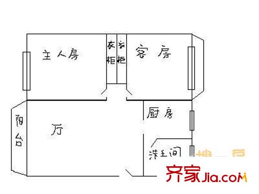 水湾B区 户型图5