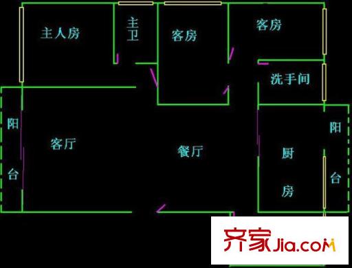 深圳 黄阁翠苑 户型图