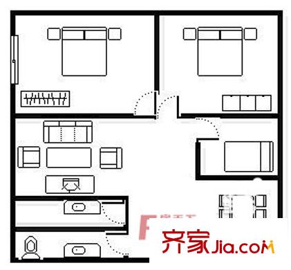 深圳 體委宿舍 戶(hù)型圖