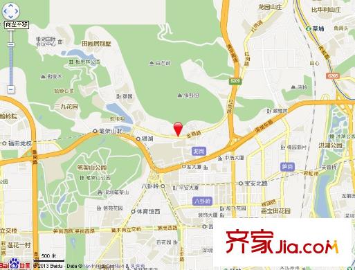 金湖花園C區(qū)交通圖