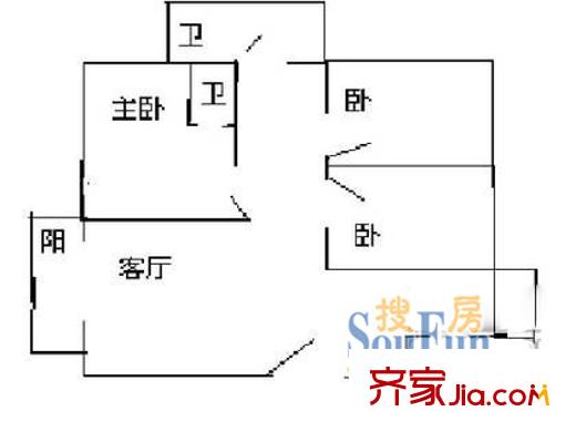 深圳 翠榕花園 戶型圖2