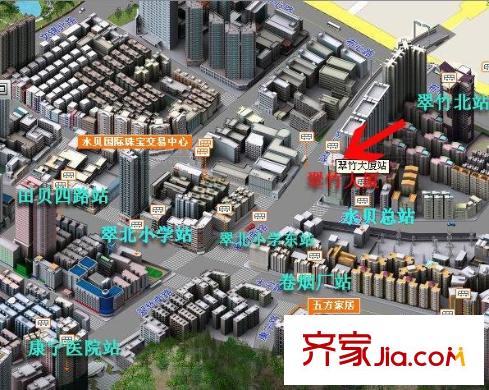翠竹大廈交通圖小區(qū)相關(guān)圖_1
