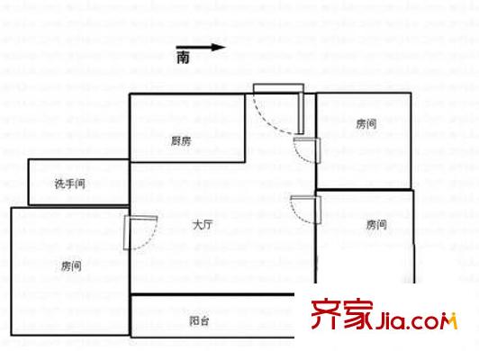 深圳 花果山小区 户型图4