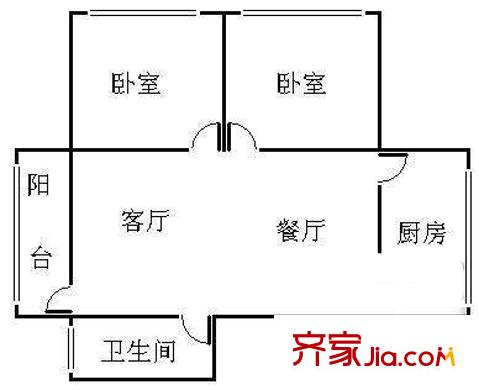 深圳 花果山小区 户型图7