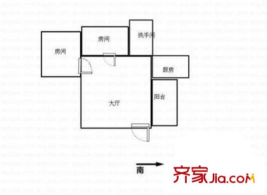 深圳 花果山小区 户型图1