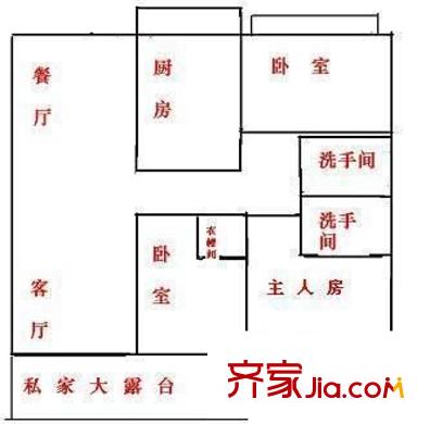 天马综合楼户型图