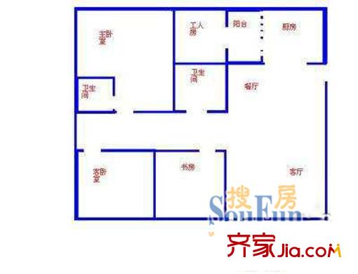 深圳 翠榕花園 戶型圖4