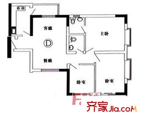 深圳 通發(fā)花園 戶型圖