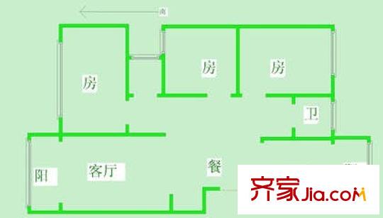 天地桃源 户型图3