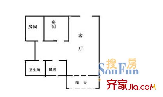 深圳 康華苑 戶型圖4