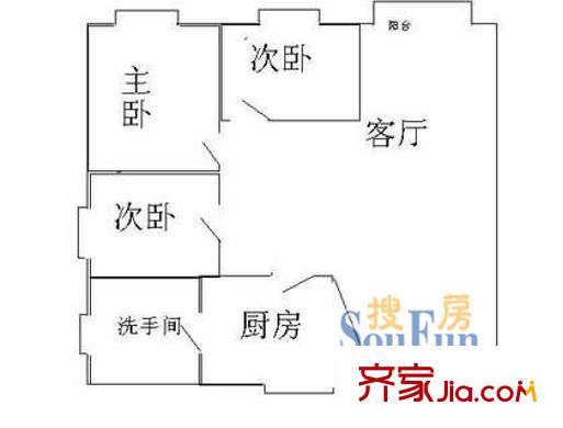 深圳 康華苑 戶型圖16