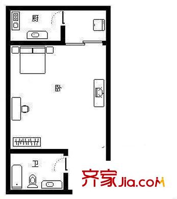 銀龍花園 戶型圖1
