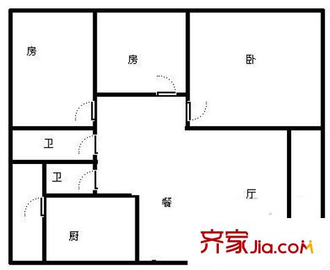 銀龍花園 戶型圖4