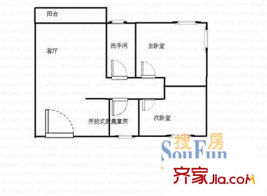 深圳 福满园 户型图4