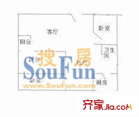 深圳 青海大廈 戶型圖2