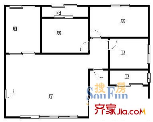 深圳 青海大廈 戶型圖3